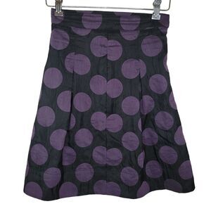 Corey Lynn Calter Anthropologie polka-dot skirt size 2